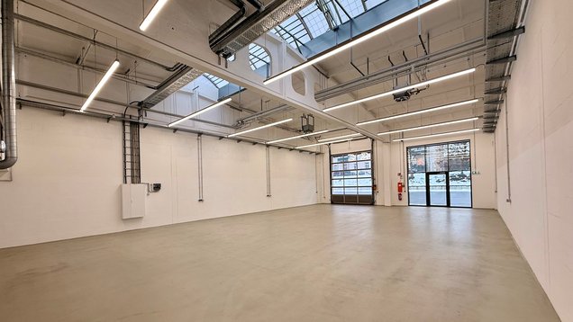 Großzügige Hallenfläche